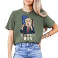 We Will Win Donald Trump Shirt Trump Win 2024. Fan Trump T-Shirts