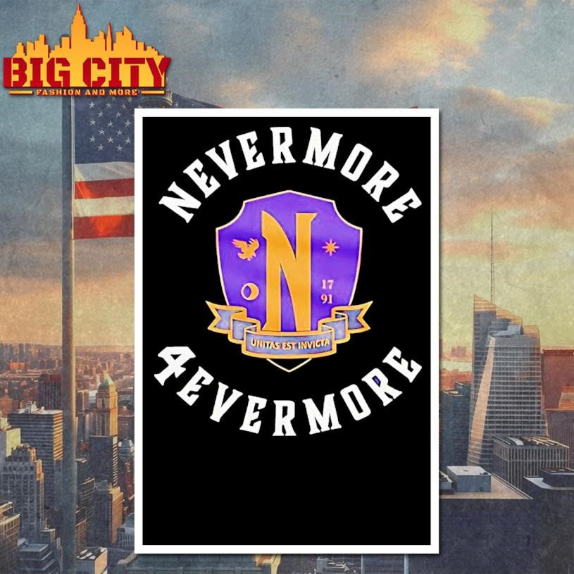 Wednesday Nevermore 4evermore Shirt