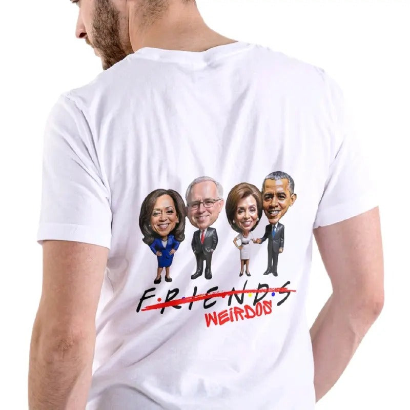 Friends Weirdos Top Quality Menswear Casual Team Us Cotton Soft Funny Meme T-Shirts