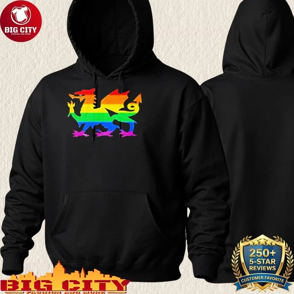 Welsh Pride Rainbow Dragon Essential Shirt