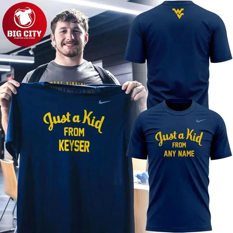 West Virginia Mountaineers Just a kid from Two Sided Shirt