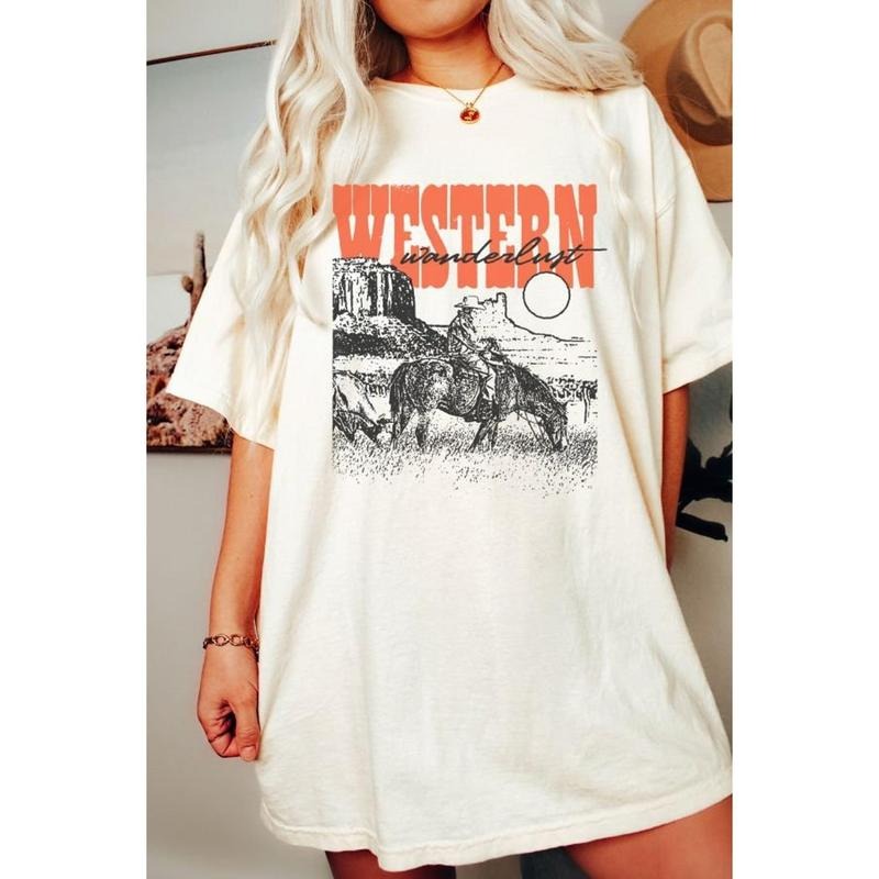 Western Cowgirl Cute Cowgirl Country Music Desert Retro Cowboy Shirt T-Shirts