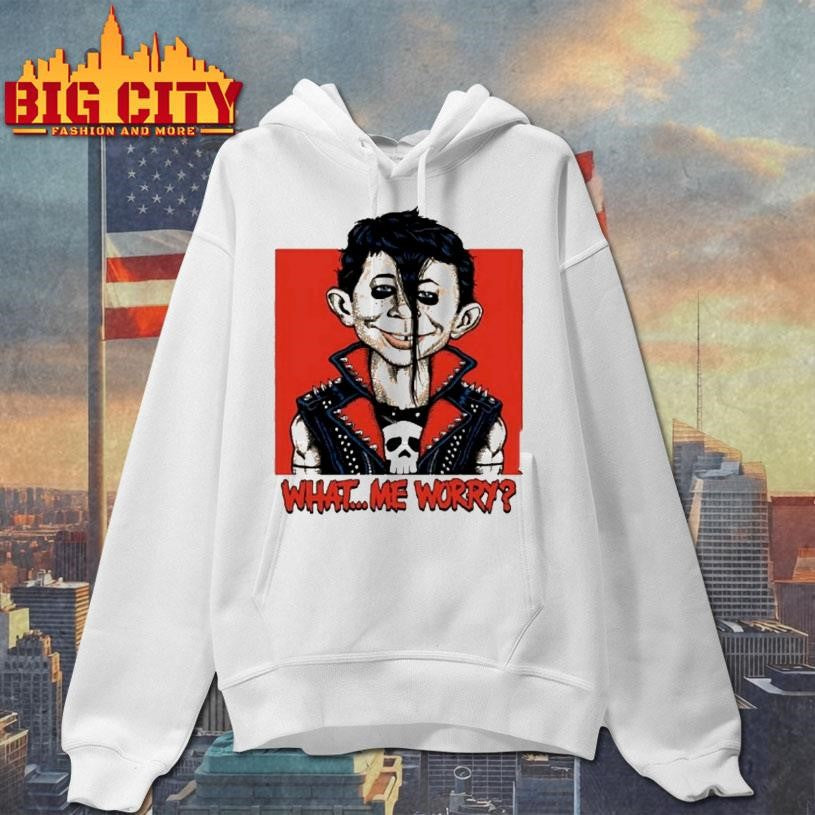 What Me Worry Alfred E Neuman Emo Punk Shirt