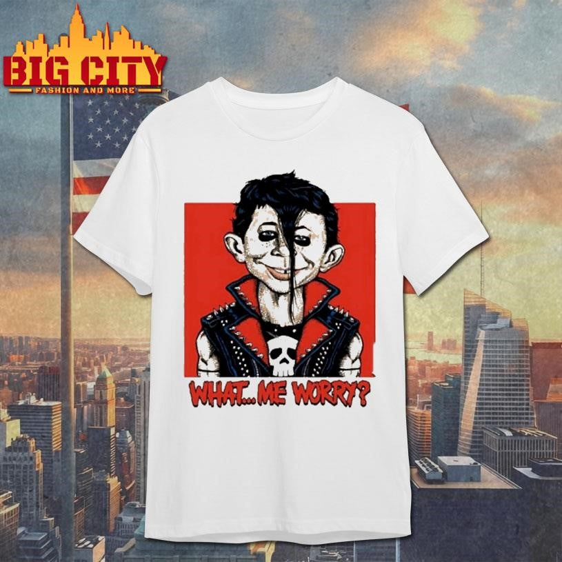 What Me Worry Alfred E Neuman Emo Punk Shirt