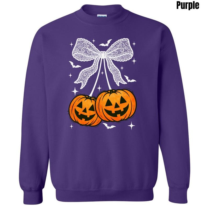White Bats & Pumpkins Bow 'NLB' T-Shirts
