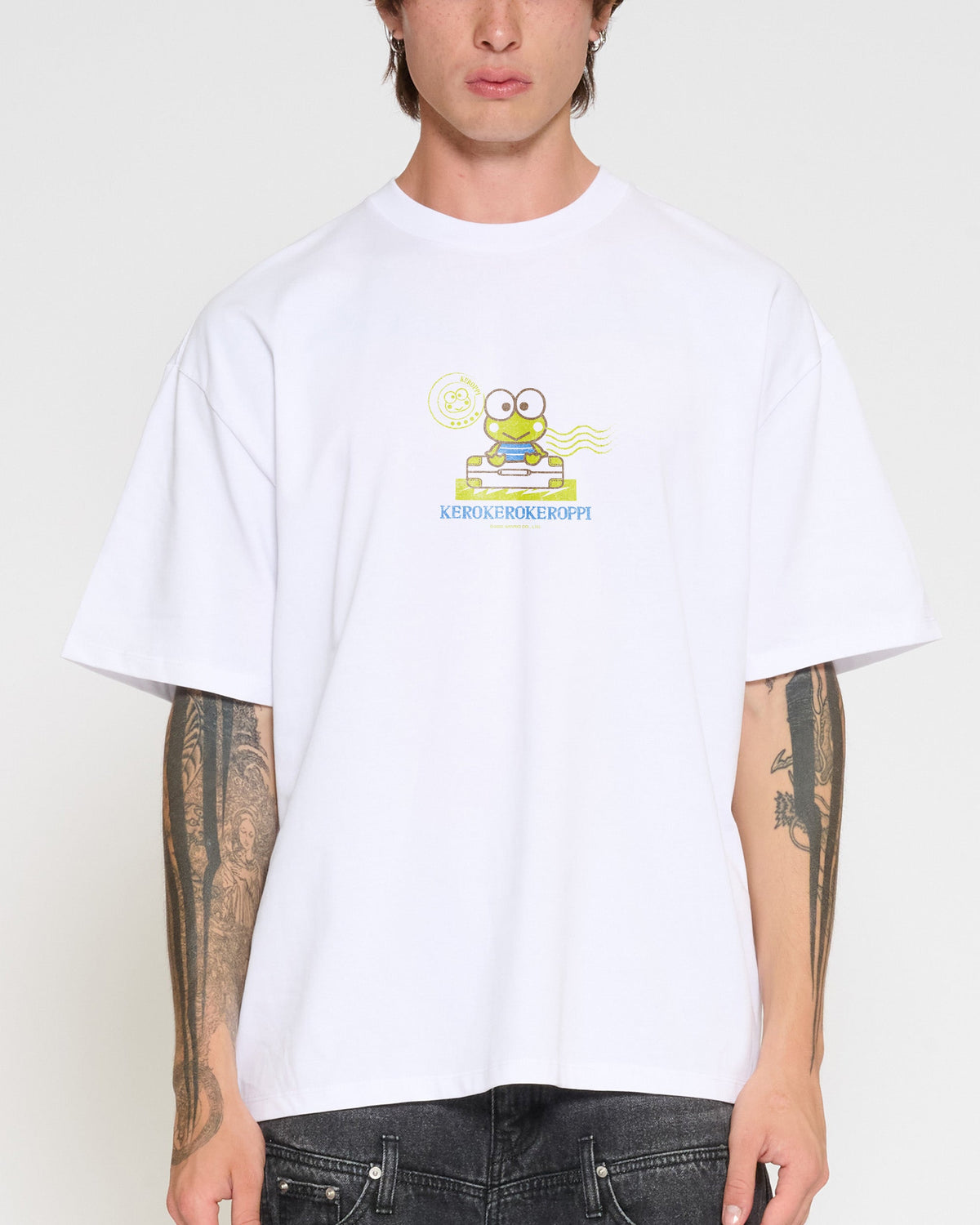 Keroppi Stamp Oversized Tee