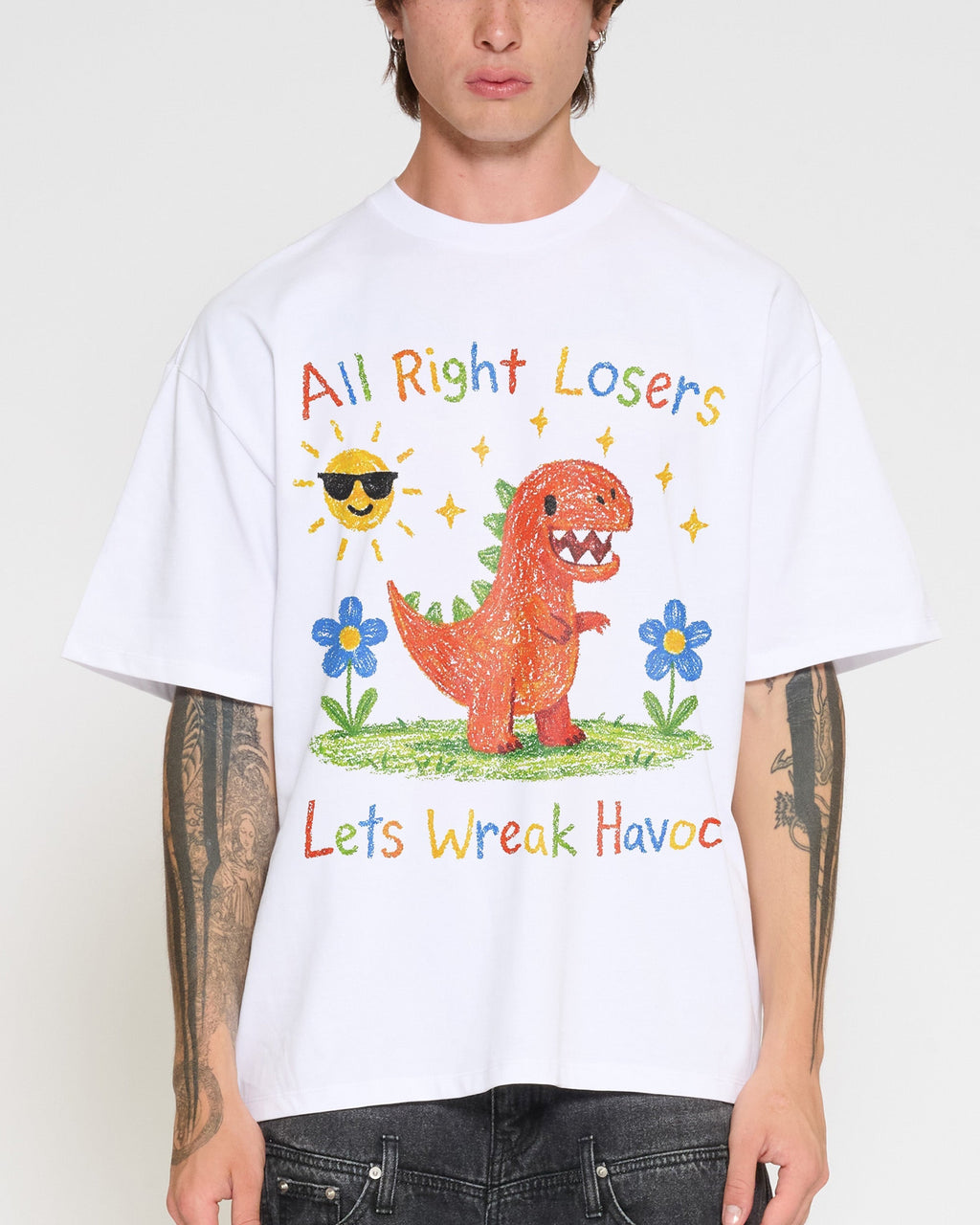 Lets Wreak Havoc Oversized Tee
