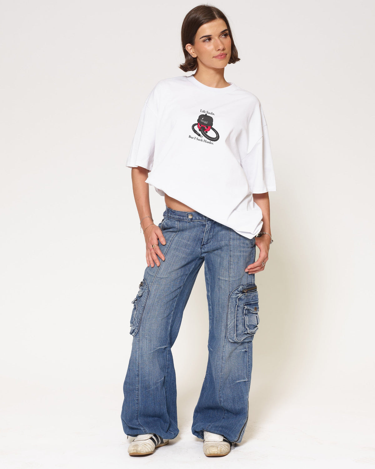 Life Sucks Oversized Tee