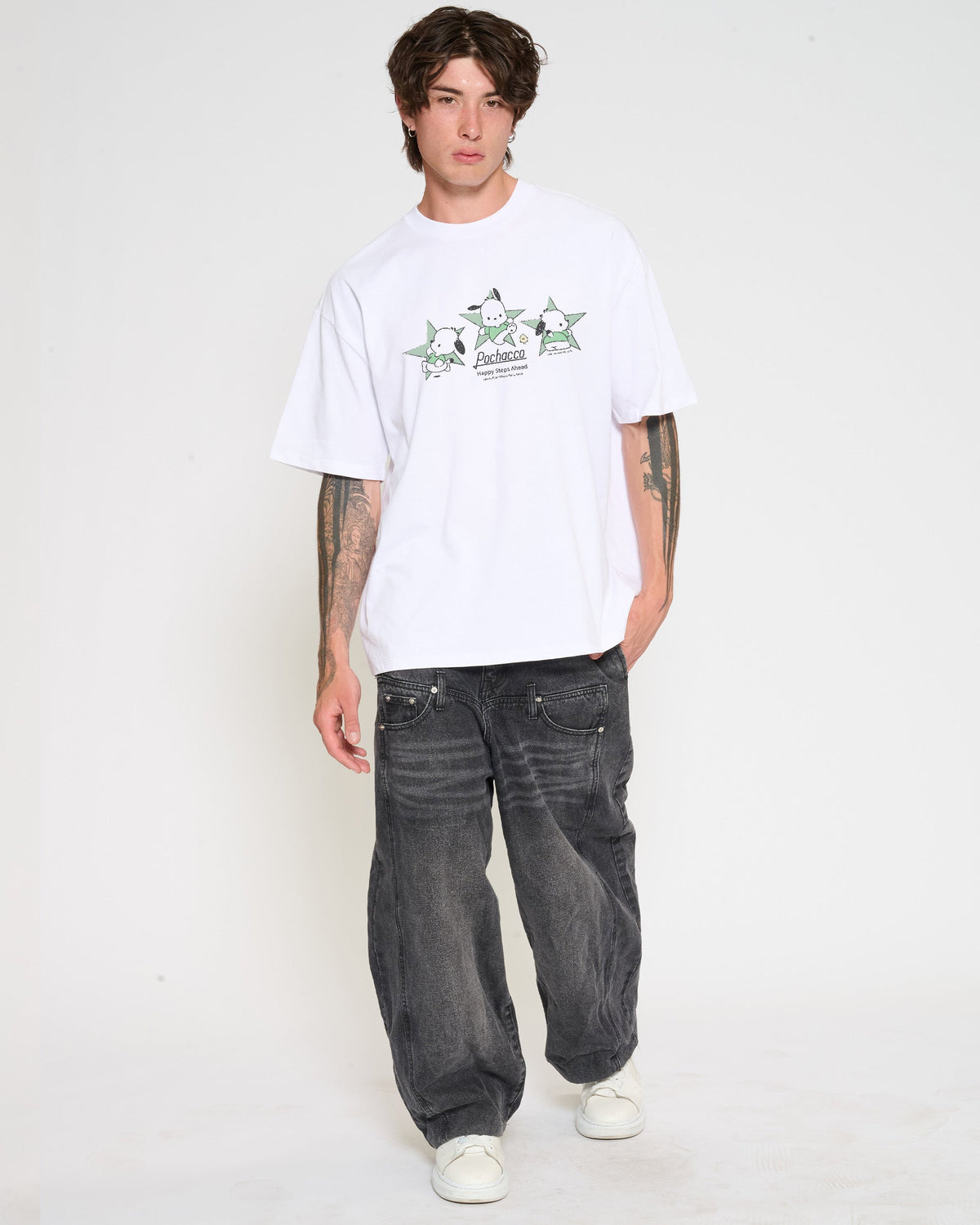 Pochacco Happy Steps Oversized Tee