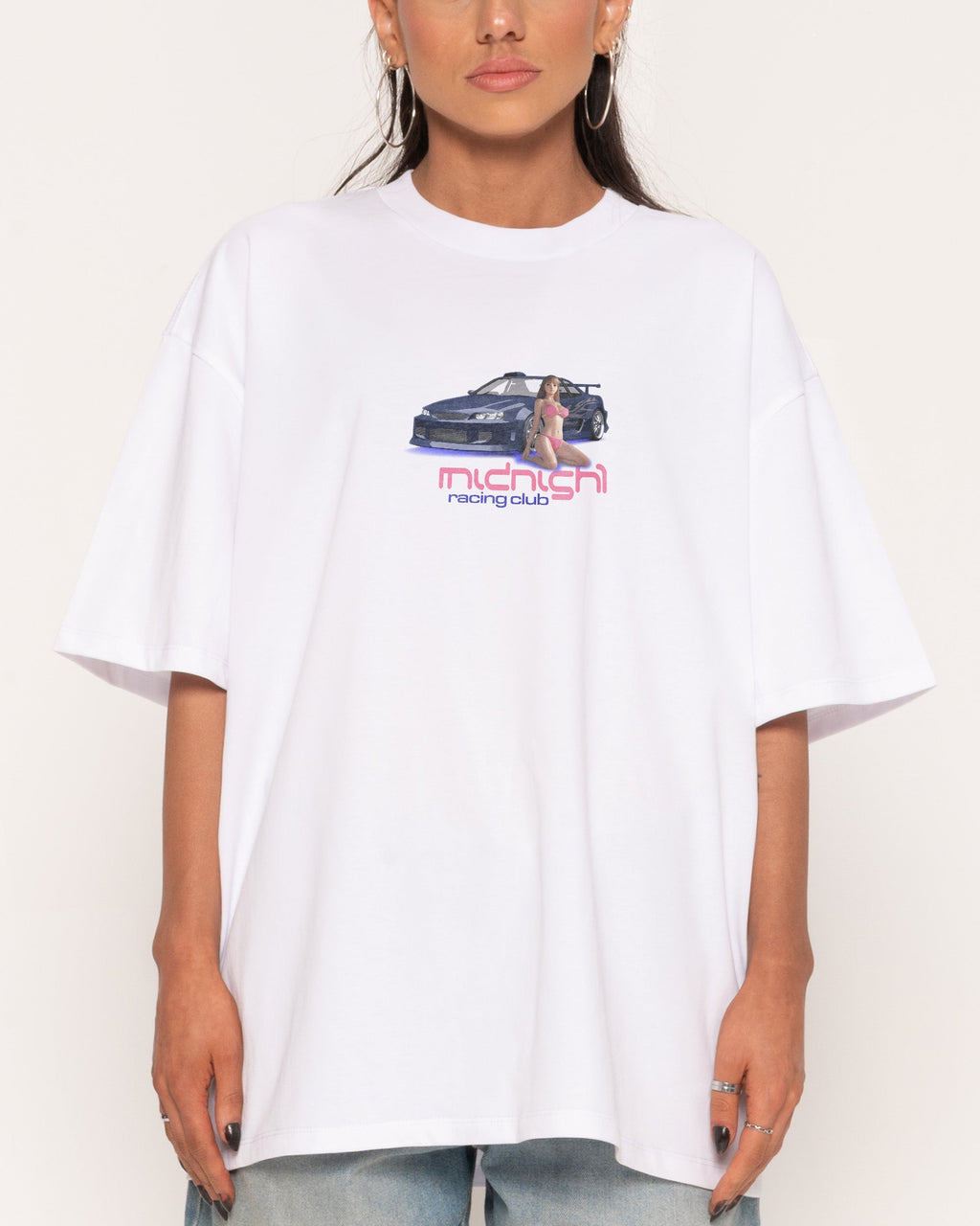 Midnight Racing Club Oversized Tee