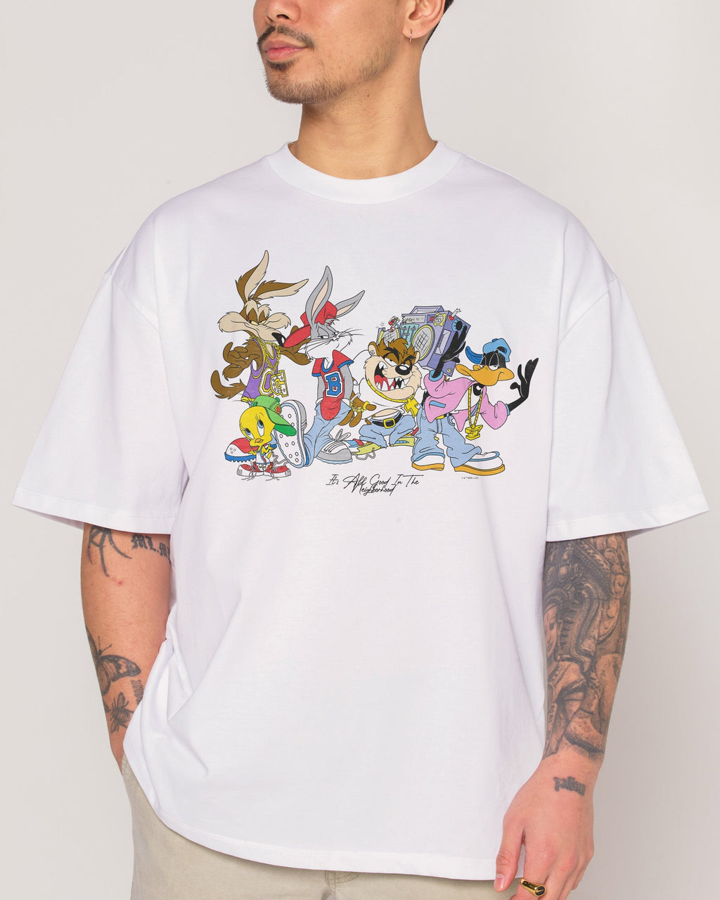 It’s All Good in the Neighborhood Oversized Tee