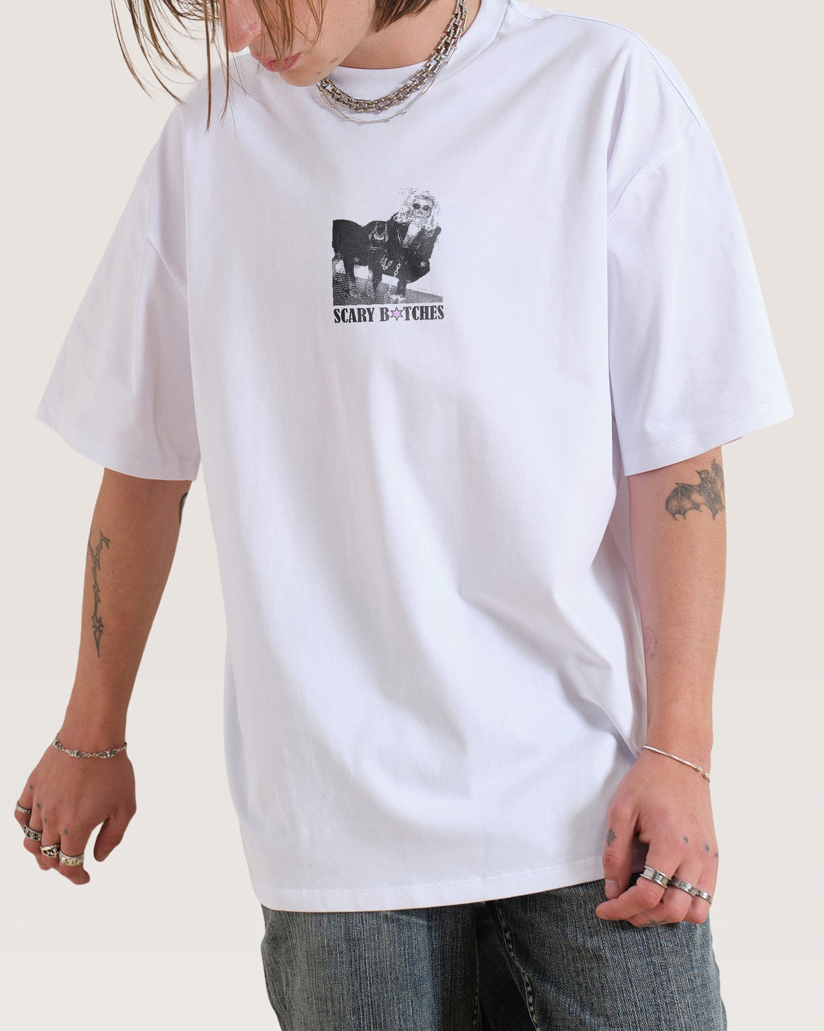 Scary Bitches Oversized Tee