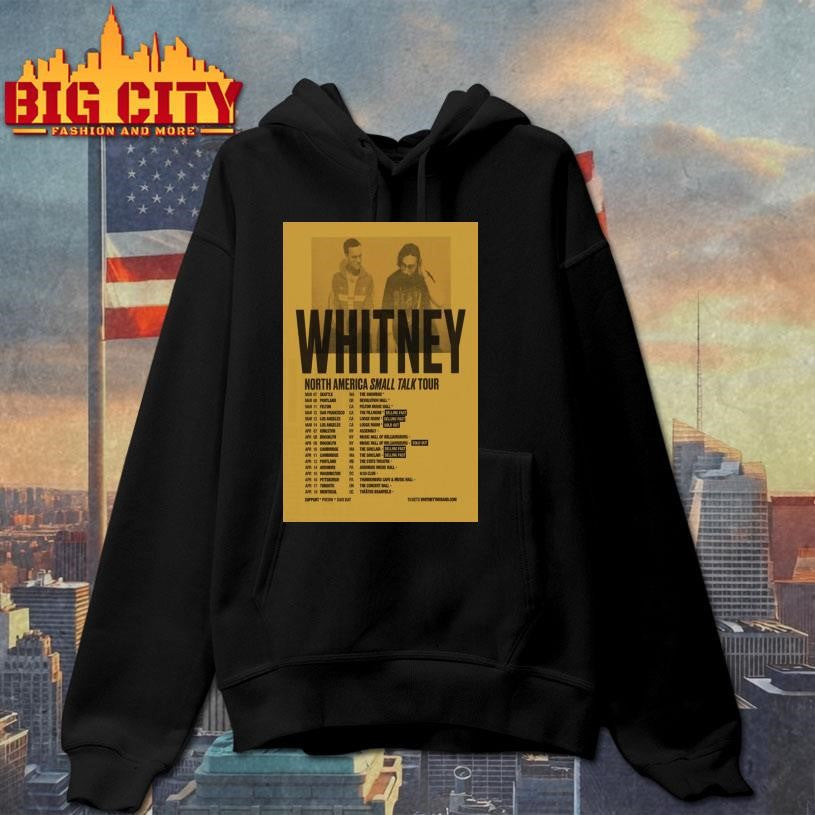 Whitney North America Small Talk Tour 2026 Poster Shirt