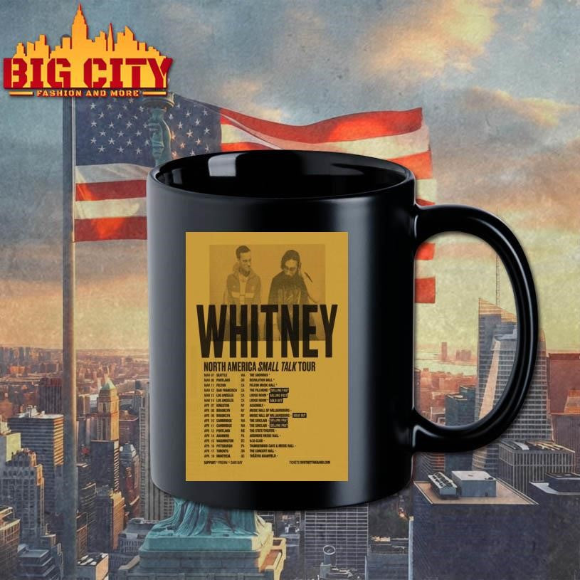 Whitney North America Small Talk Tour 2026 Poster Shirt