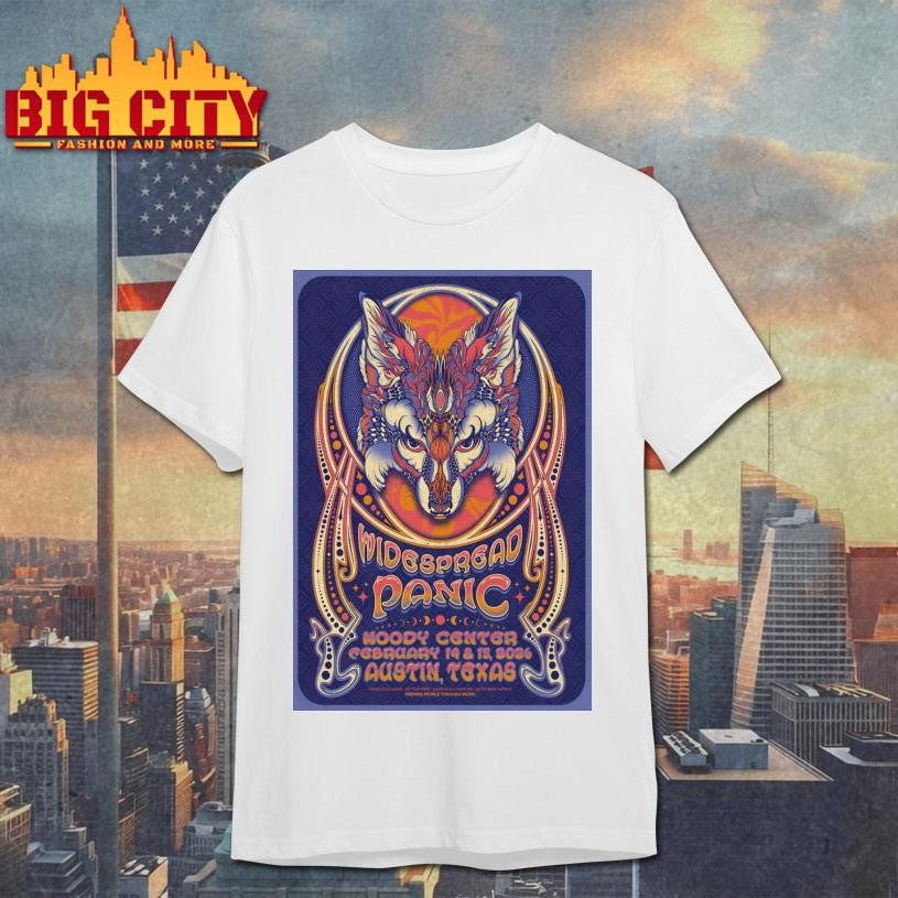 Widespread Panic Austin TX 2-14-2-15-2026 Poster Shirt