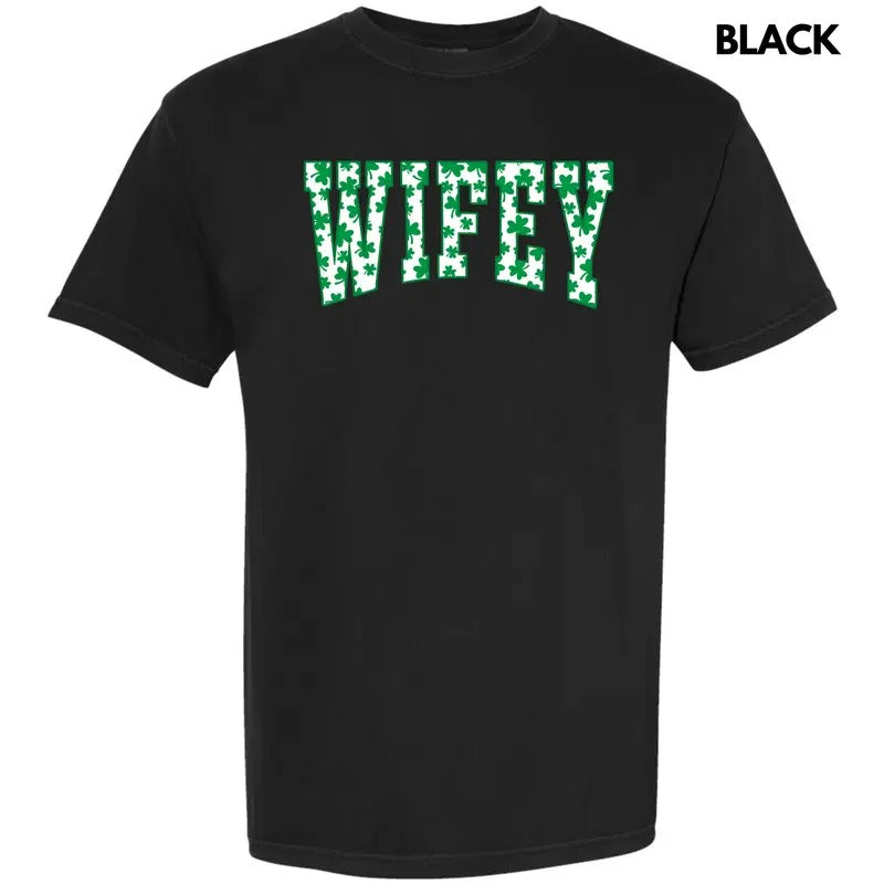 Wifey Clovers Comfort Colors 'NLB' T-Shirts