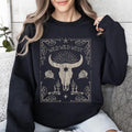 Wild Wild West Cow Skull Rose Western Country T-Shirts