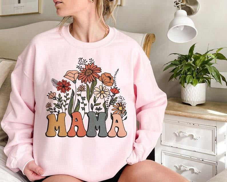 Wildflowers Mama Shirt Retro Mom Best Price T-Shirts