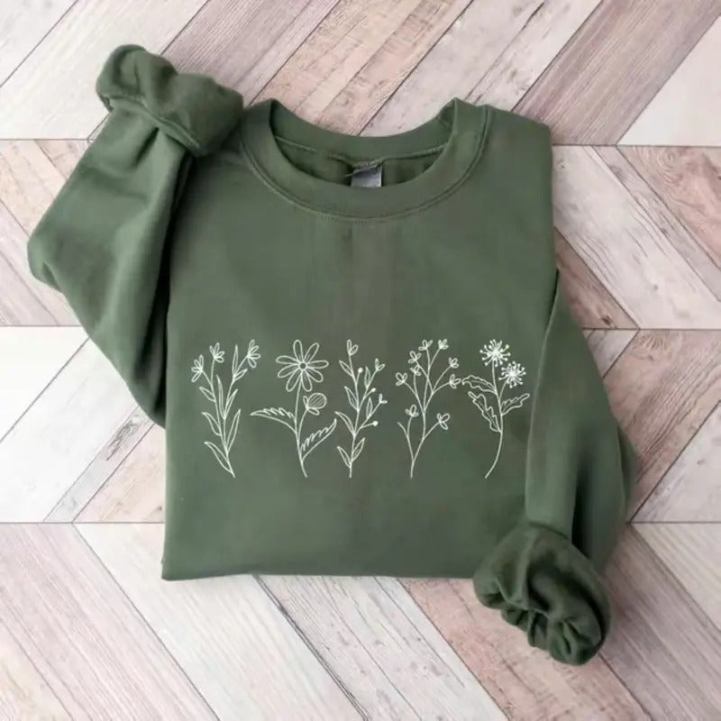 Wildflowers Flower Floral Flower Lover Flowers Winter T-Shirts