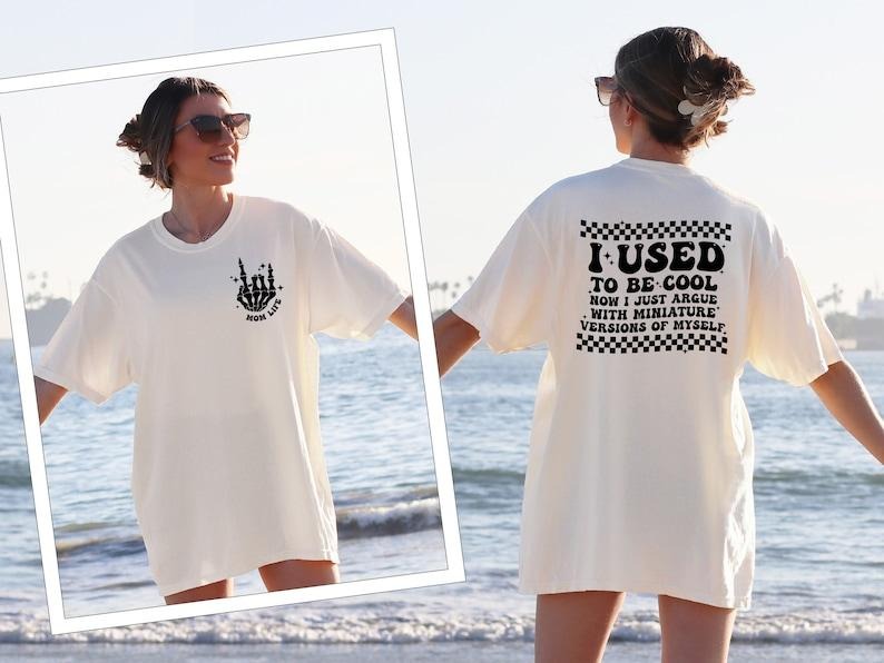 Cool Mom Soft Breathable Fabric Long Length Summer Breathable Casual Comfort Comfortable T-Shirts