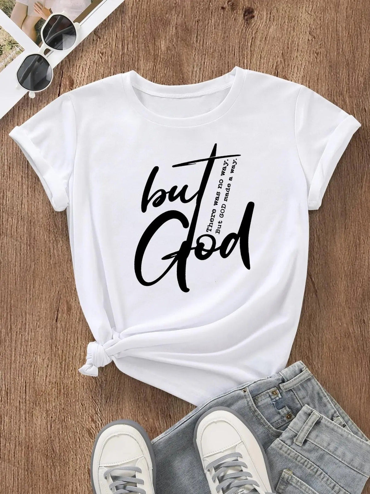 Letter Print Round Neck Casual Crew Neck Short Sleeve Daily Vacation Outdoor Clothes All Seasons T-Shirts