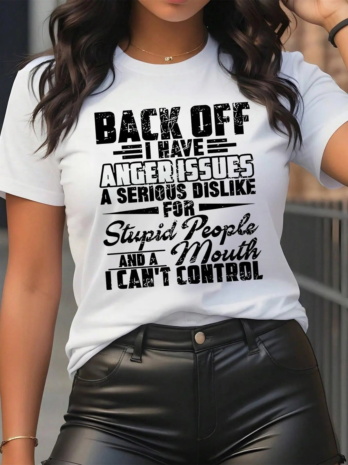 Letter Print Round Neck Casual Short Sleeve Daily Vacation Outdoor Clothes Summer T-Shirts