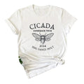 Cicadas Comeback Tour Shirt Cicadas Sing 2024 Shirt Nature Lover Goblincore Shirt Funny Cicada Concert Shirt Cicadas Shirt Top Womenwear Womenswear Streetwear Summer Comfort Casual Round Neck T-Shirts