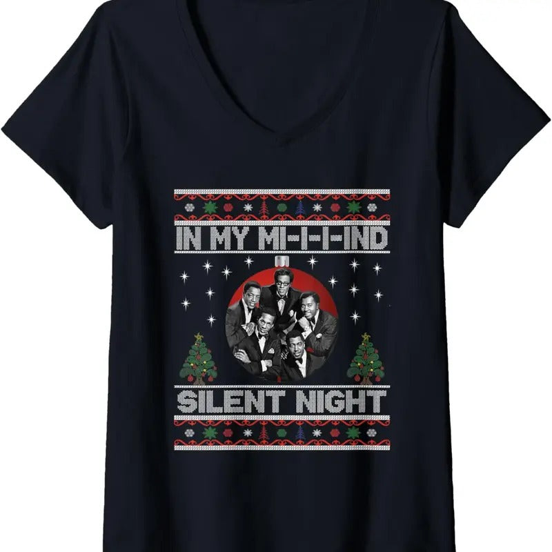 My Mind Silent Night Ugly Xmas Top T-Shirts