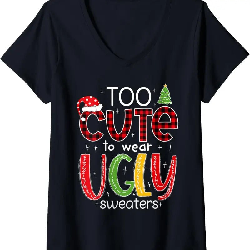 Too Cute Ugly Funny Pajama T-Shirts
