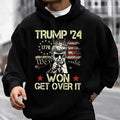 Won Get Over Casual Street Fleece Fabric Hooded Top Perfect T-Shirts