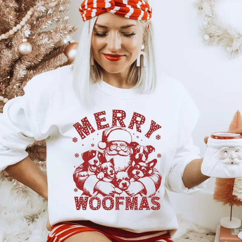 Woofmas Casual Everyday Softstyle . Dog Lovers T-Shirts