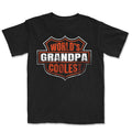World'S Coolest Grandpa Shirt New Grandpa Announcement Motorcycle Grandpa Funny & Cool Grandpa T-Shirts