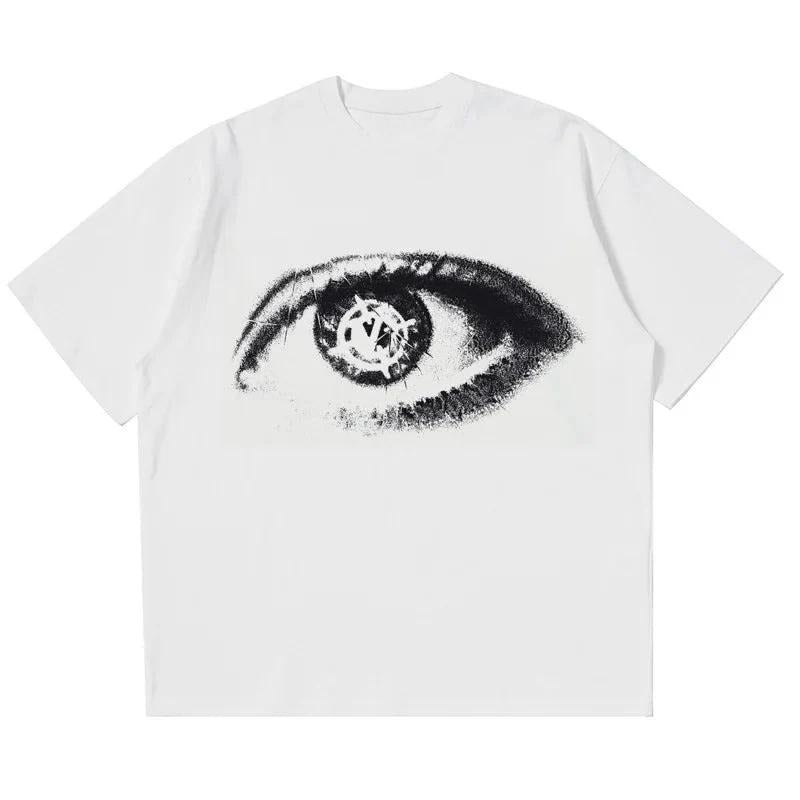 Y2K Target Eye Vintage Y2K Target Eye Shirt Crew Neck Size S 3XL Menswear Top Womenswear Top Underwear Streetwear A6 Tropical T-Shirts
