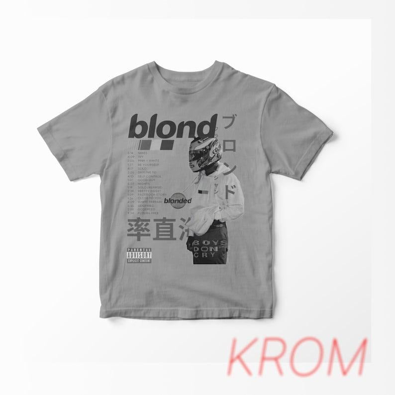 Y2K Frank Ocean BL0ND ART Blond Album Vintange T-Shirts