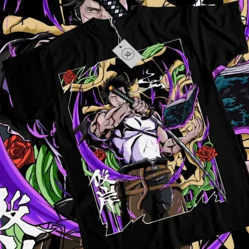 Yami Sukehiro Black Clover Asta Yuno GirlAnime Shirt All Size T-Shirts