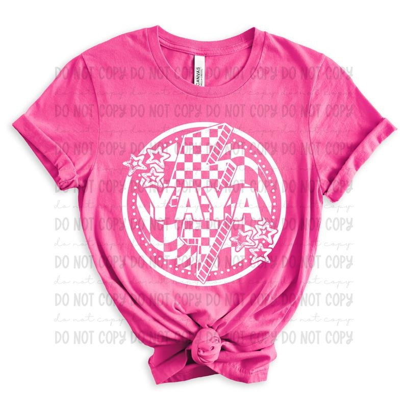 Yaya Bolt Circle DTF Transfers THIS IS NOT SHIRT T-Shirts
