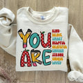 You Are Kind Shirt Back School Teacher Appreciation Retro Teacher School Doodles Sweat T-Shirts