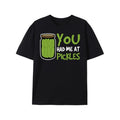 You Had Me Pickles Print Casual Short Sleeve Summer Made USA T-Shirts