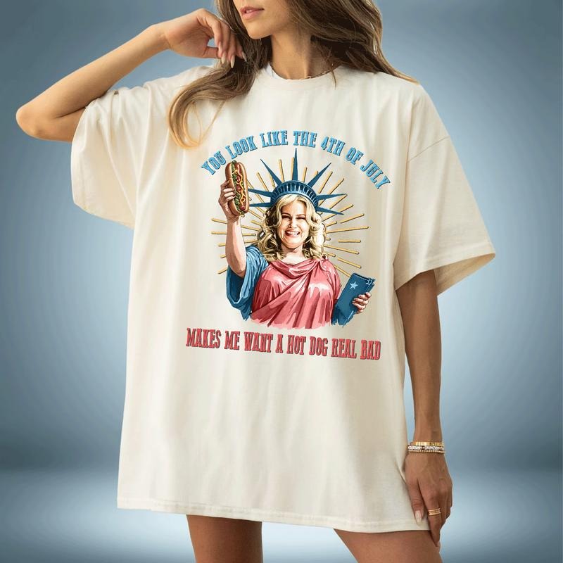 You Like 4th July Makes Me Want Hot Dog Real Bad Shirt Funny 4th July Shirt style{N002}10 T-Shirts