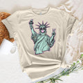 4th July Statue Liberty USA America 4th July Popular 4th July American Girl Shirt 4V971 T-Shirts