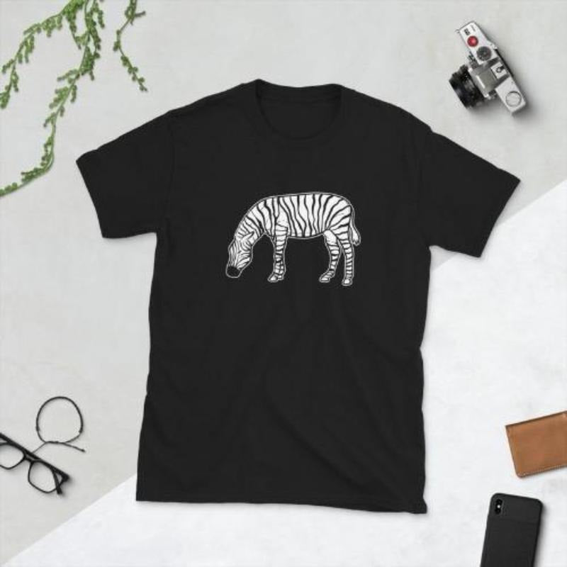 Zebra Shirt Zebra Zebra Lover Zebra African Animal Shirt Animal Lover Shirt Zebra Made USA T-Shirts