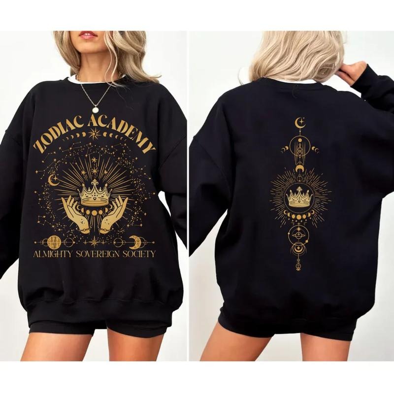 Zodiac Academy Shirt Celestial Heirs Band Shirt Terra Aer Ignis Aqua Professor Lance Orion Almighty Sovereign Society Book Lover T-Shirts