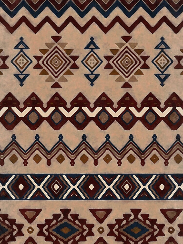 Aztec ethnic boho & tribal pattern by banginT
