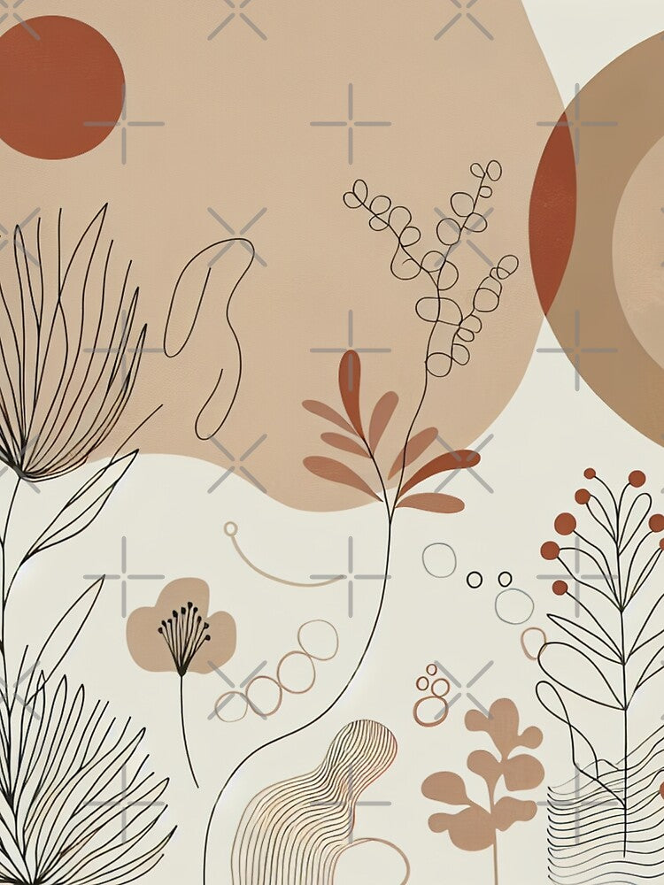 Boho Abstract Background - 10 by Acabee