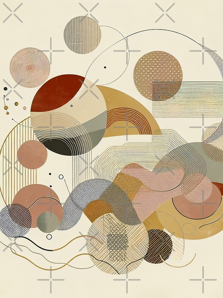 Boho Abstract Background - 43 by Acabee