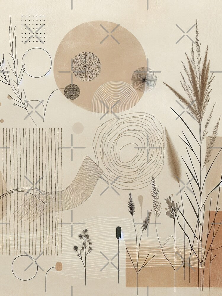 Boho Abstract Background - 25 by Acabee