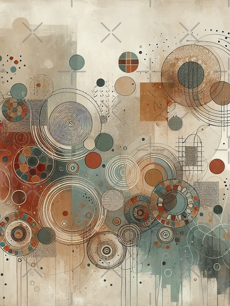 Boho Abstract Background - 30 by Acabee