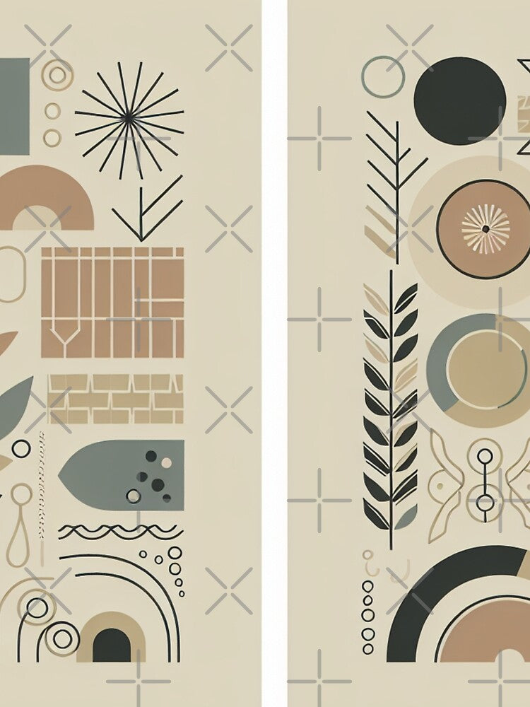 Boho Abstract Background - 18 by Acabee