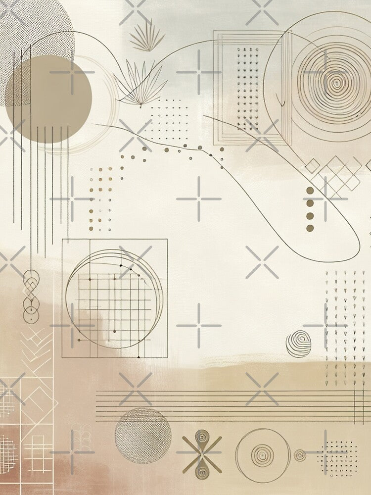 Boho Abstract Background - 40 by Acabee