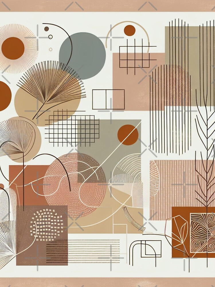 Boho Abstract Background - 41 by Acabee